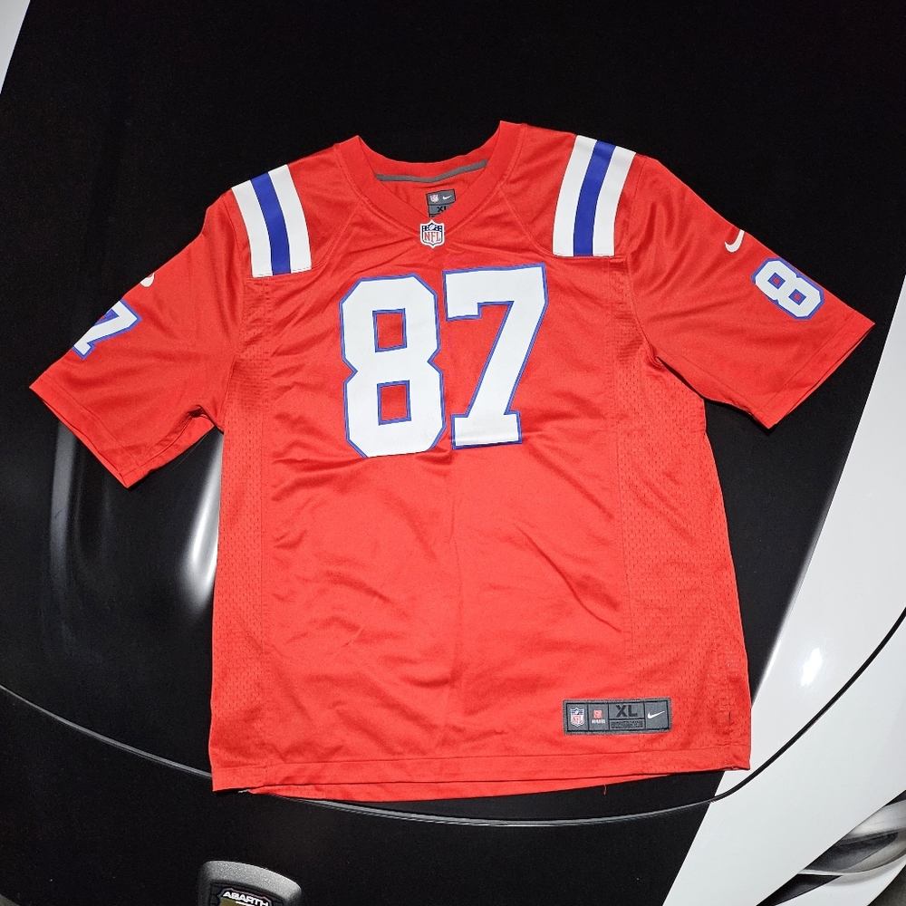 New England Patriots Rob Gronkowski Throwback Authentic On Field Jersey